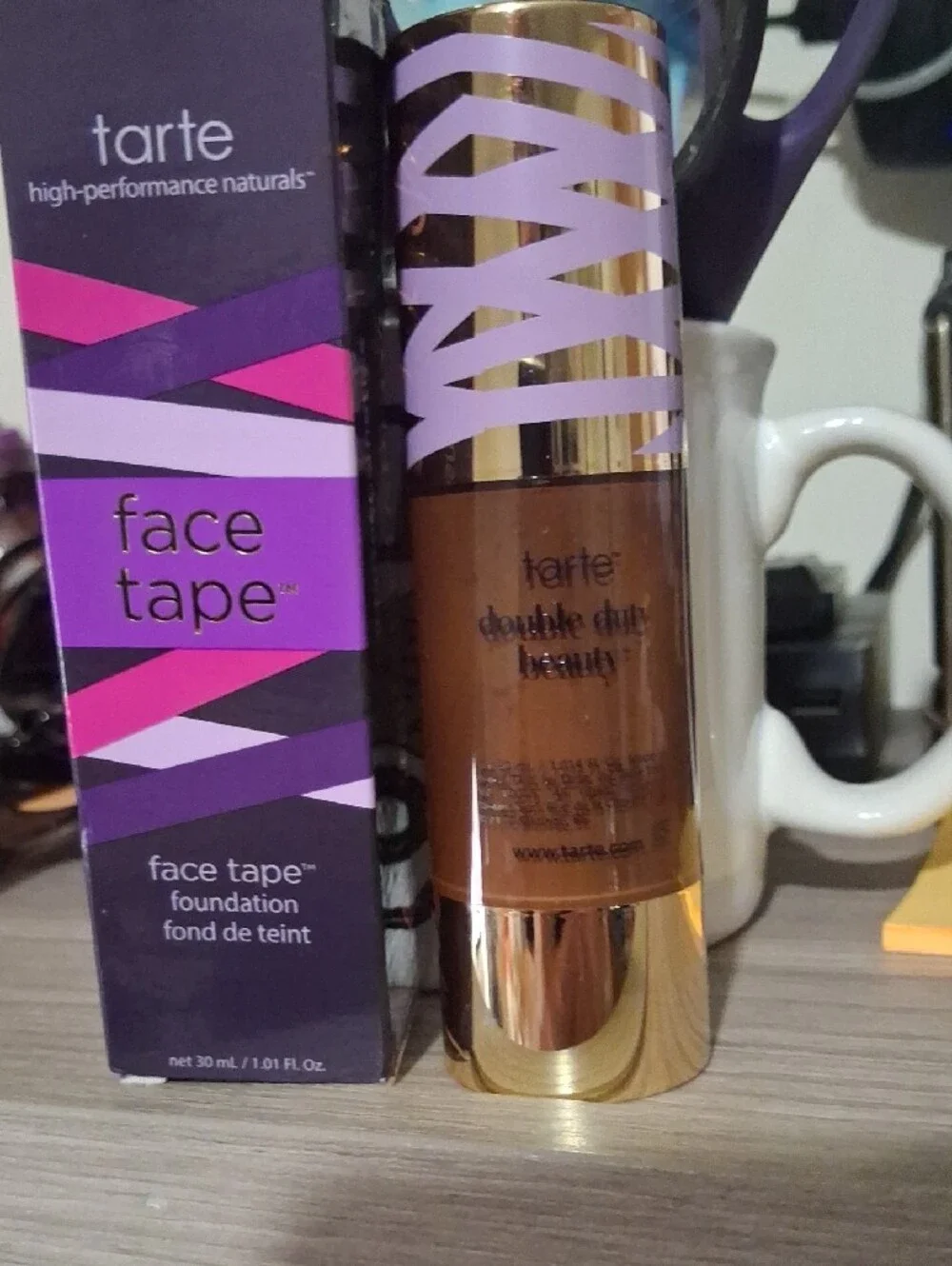 tarte Face Tape Foundation Box in Purple, Pink & Lavender